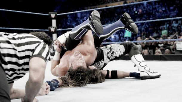 Ziggler pulled off a huge upset. Photo- WWE.com