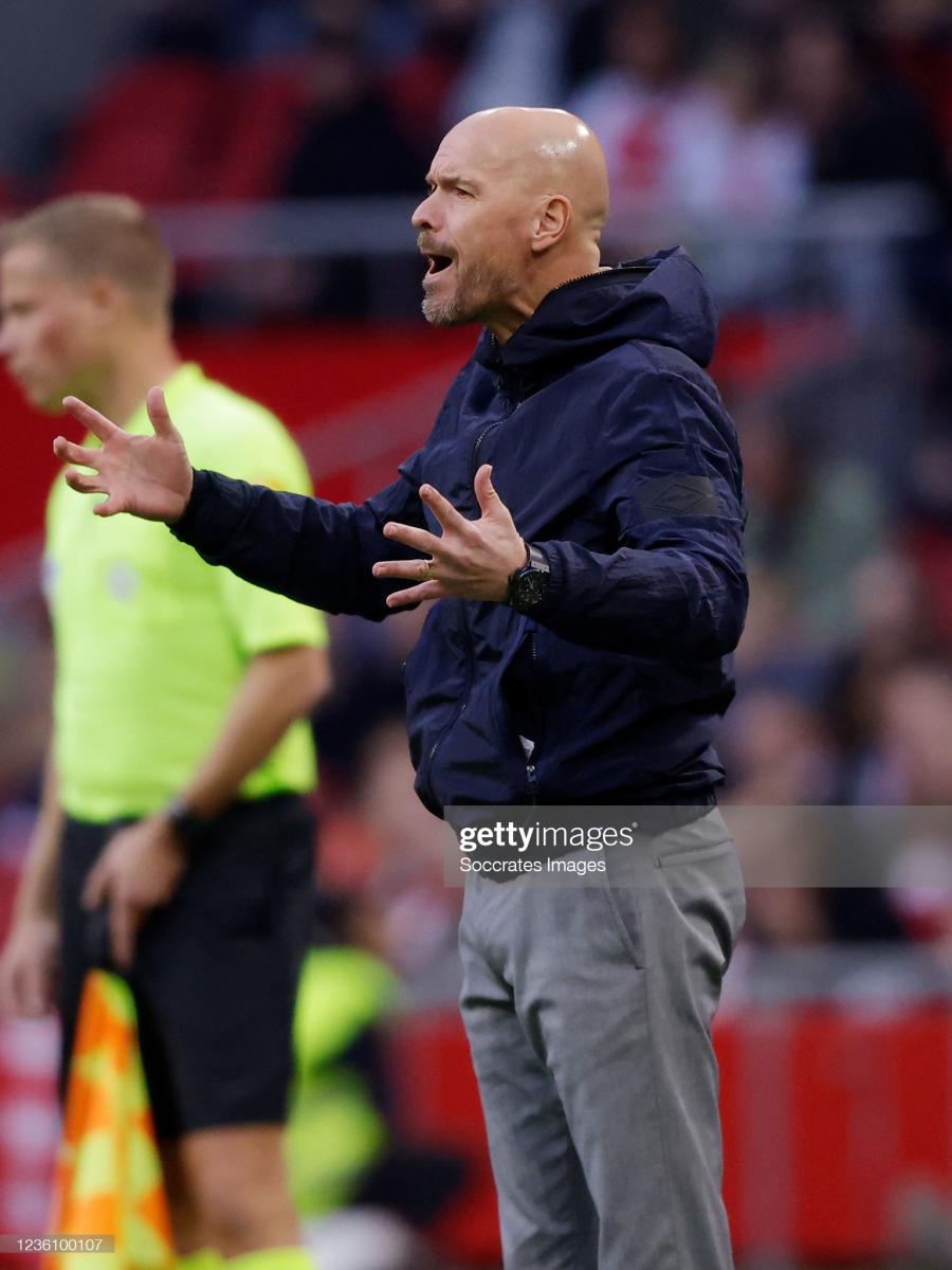 Erik ten Hag dictates from the side: Soccrates/GettyImages