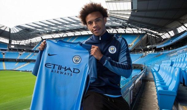 Sane completed his move to Manchester City this week. | Source: sofa score