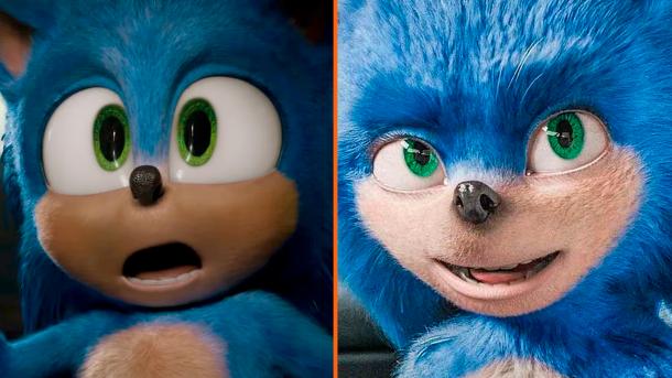 Imagen del cambio de Sonic en la película. 3djuegos.com