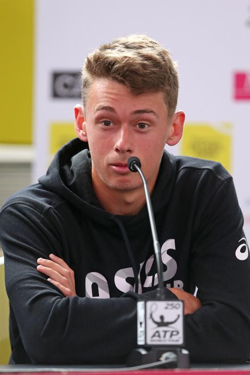 Alex De Minaur attending the singles main draw ceremony at the Slice Lounge at the Millennium Estoril Open (Photo by Millennium Estoril Open)