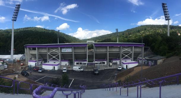 The new stadion exterior | Photo: FC Erzgebirge Aue