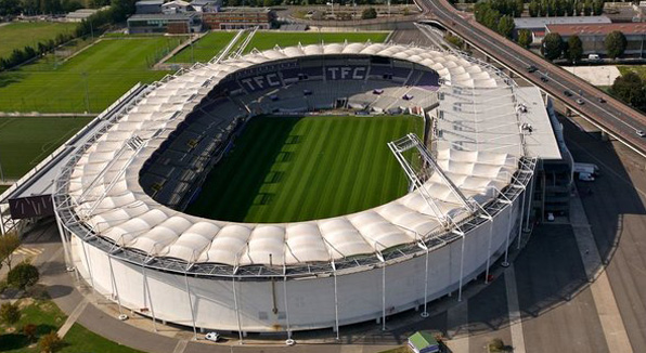 Vista aérea del estadio. // Foto: DDM