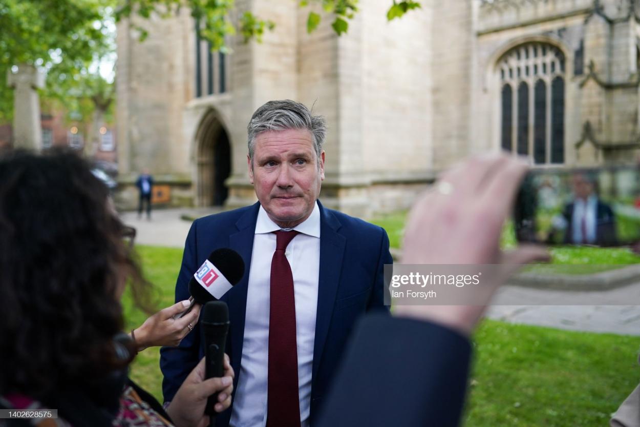 Sir Keir Starmer faces the media: Ian Forsyth/GettyImages