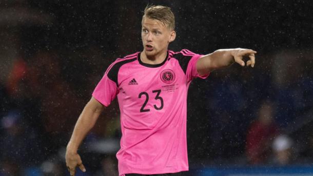 Stephen Kingsley's hard work in 2016 was rewarded with a senior Scotland debut this summer. (Photo: Sky Sports)