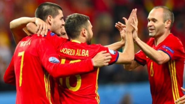 Jordi Alba and Andres Iniesta were at the centre of most Spain attacks. | Image credit: Getty Images