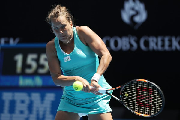 Strycova will need to play a consistent level to trouble Williams (Photo by Mark Kolbe / Getty Images)