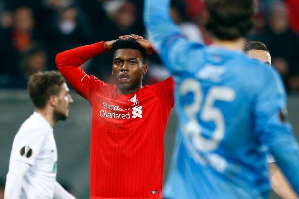 Daniel Sturridge had Liverpool's best opportunity of the game but couldn't keep his shot on target. (Picture: Getty Images)