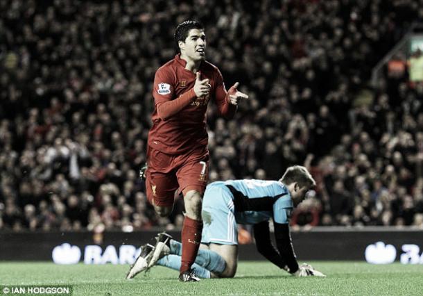 Luís Suárez eera vital para el Liverpool de Rodgers. | Foto: dailymail.co.uk