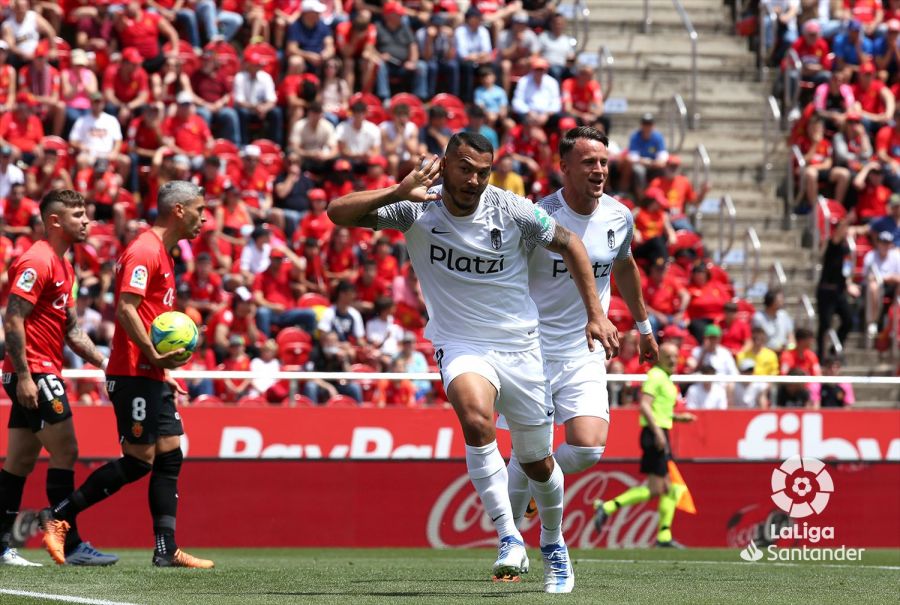 Suárez celebrando su gol. Foto: LaLiga Santander.
