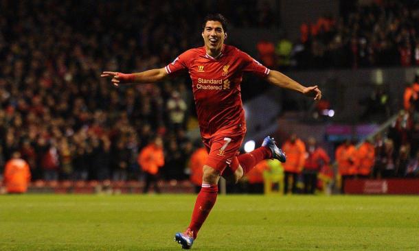 Suarez was on fire during 2013-14 (photo: BPI)
