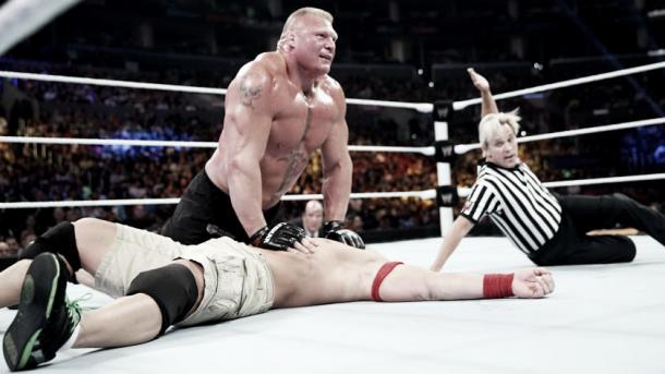 Cena was beaten with ease. Photo- WWE.com
