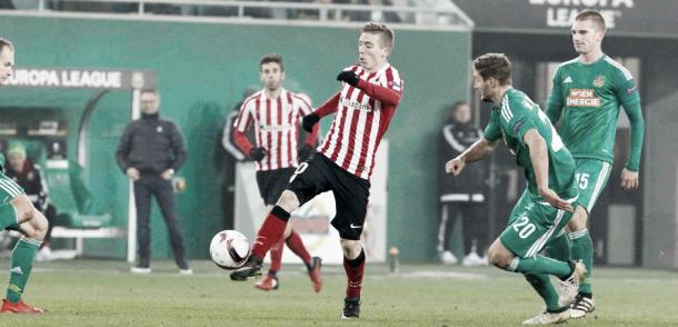 El Athletic empató en Viena (1-1) en la última jornada | Foto: web oficial del Athletic Club