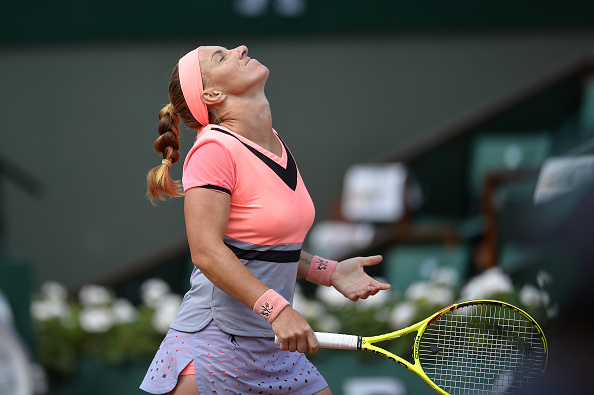 Kuznetsova was unable to sustain a high level of tennis (Photo by Aurelien Meunier / Getty)