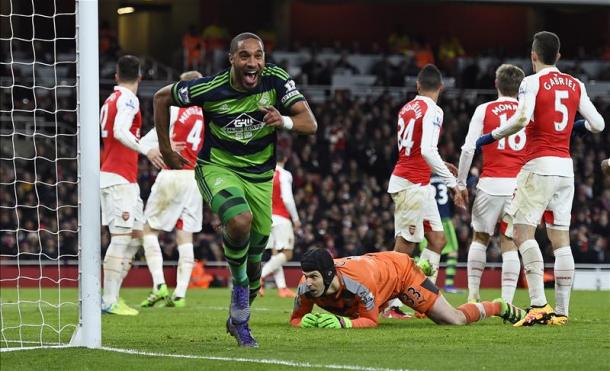 Williams celebra el gol que daba la victoria al Swansea en el Emirates | Foto: Squawka