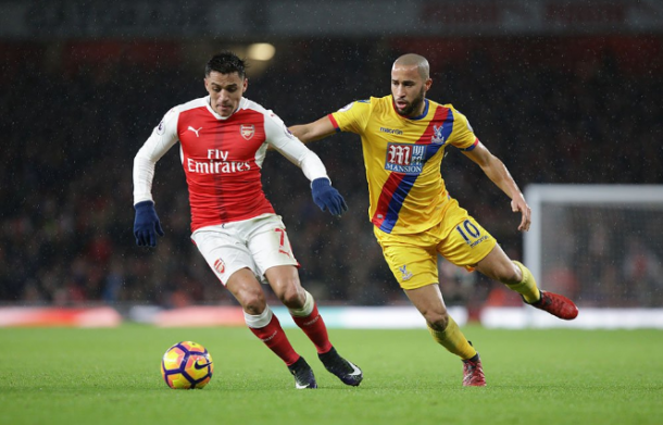 Townsend persigue a Alexis | Foto: Crystal Palace