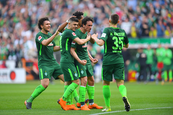 Comemoração do gol de empate de Delaney (PATRIK STOLLARZ/AFP/Getty Images)
