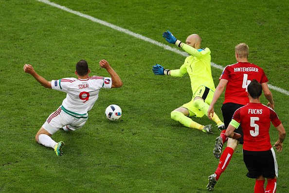 Szalai breaks the deadlock and Austrian hearts. | Credit: Reuters