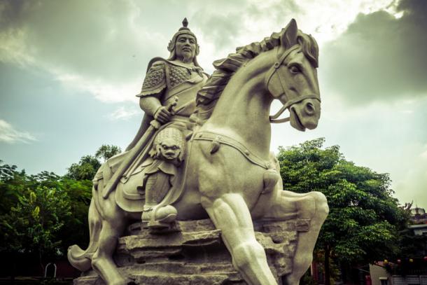 Estatua ecuestre de Coxinga en Tainan (Taiwán)