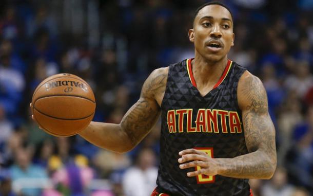 Jeff Teague joins forces with Paul George, Monta Ellis and Myles Turner. Photo: Reinhold Matay/USA TODAY Sports