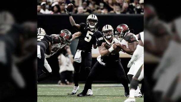 Teddy Bridgewater sea el marical titular de los Panthers (foto SAints.com)