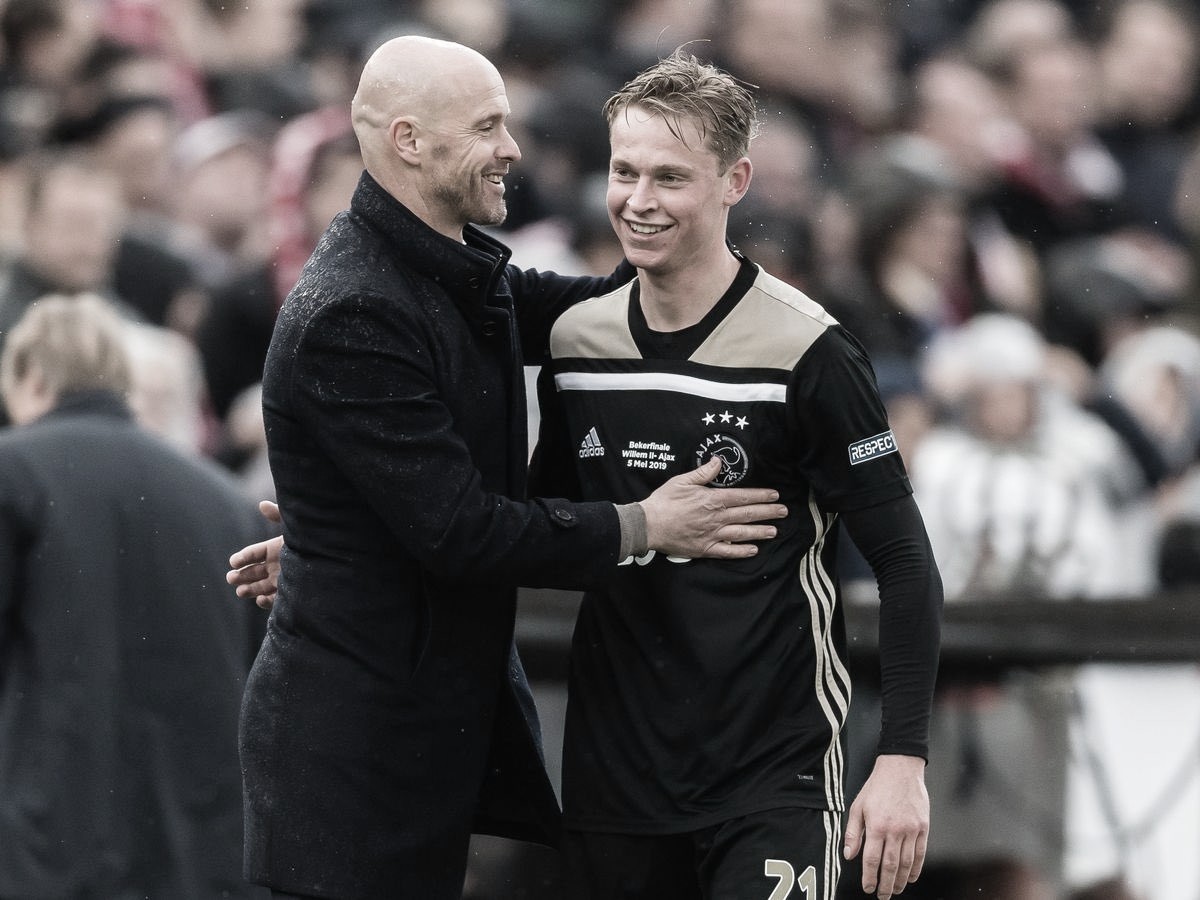 Erik ten Hag y Frenkie de Jong, una sociedad que puede repetirse | Foto: Ajax
