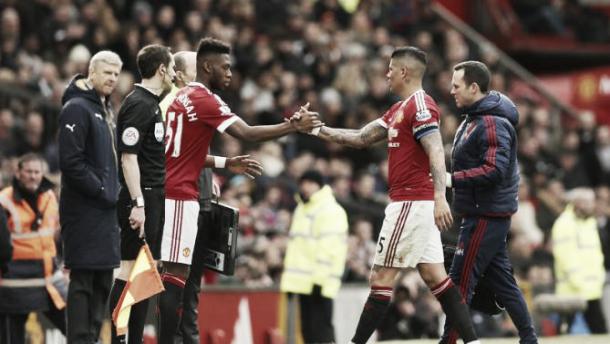 Fosu-Mensah made his United debut against Arsenal in February | Photo: Reuters