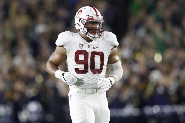 Stanford defensive lineman Solomon Thomas firmly planted his flag as a top 5 prospect in the 2017 scouting combine | Joe Robbins, Getty Images