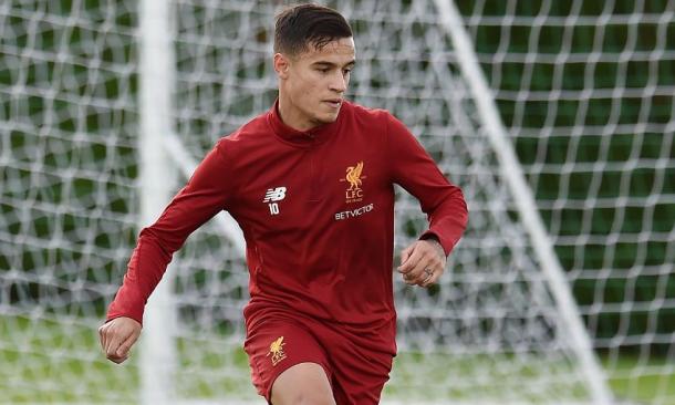 Coutinho podría ir de arranque | Foto: Liverpool.