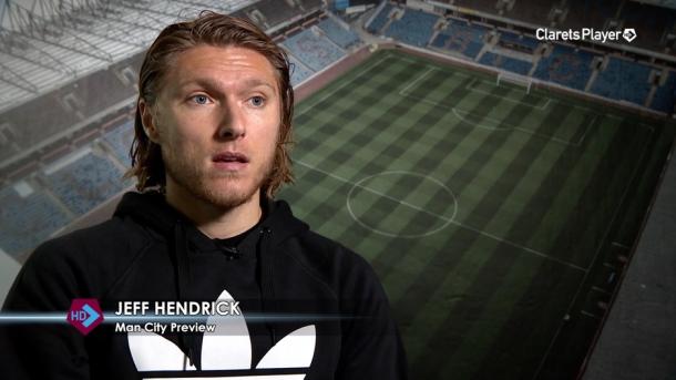 Jeff Hendrick ante los medios del club. Foto:Burnley