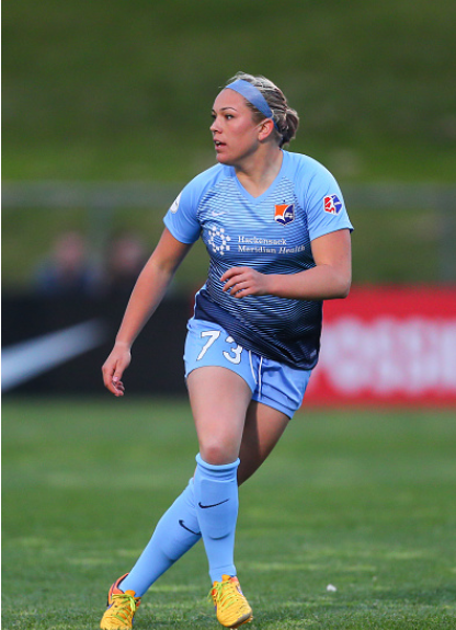 Tiernan joined Sky Blue FC after her four-year career with Rutgers. | Photo: Rich Graessle - Icon Sportswire via Getty Images