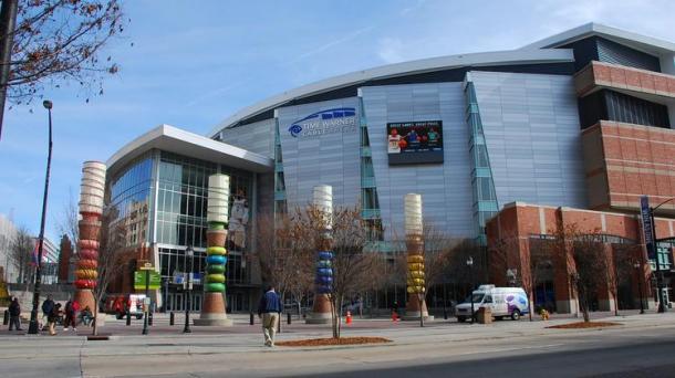 Time Warner Cable Arena, the home of the Charlotte Hornets and possibly the host of the 2017 NBA All-Star Weekend. Photo: Jen Wilson