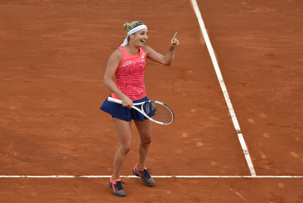 Bacinszky has suffered with injury for some parts of this season but she is looking strong ahead of the French Open (Photo by Denis Doyle / Getty Images)