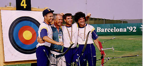 Equipo español ganador del oro en Barcelona 92. Foto: arcobosque.com