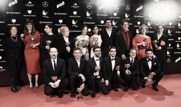 Ganadores de los Premios Feroz 2016 (Foto (sin retoque): zelebtv)