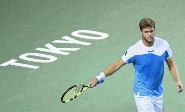 Photo Source: Matt Roberts/Getty Images-Ryan Harrison dejected at his loss to Marin Cilic.
