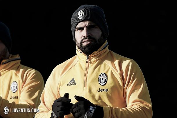 I primi allenamenti di Tomas Rincon. | Fonte immagine: juventus.com