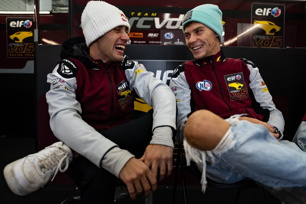 Tony Arbolino y Filip Salac, pilotos 2024 del equipo Marc VDS Racing / twitter.com