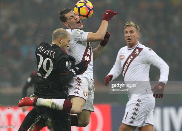 Partido en el que el AC Milan se impuso al Torino en la Coppa Italia / Foto: gettyimages