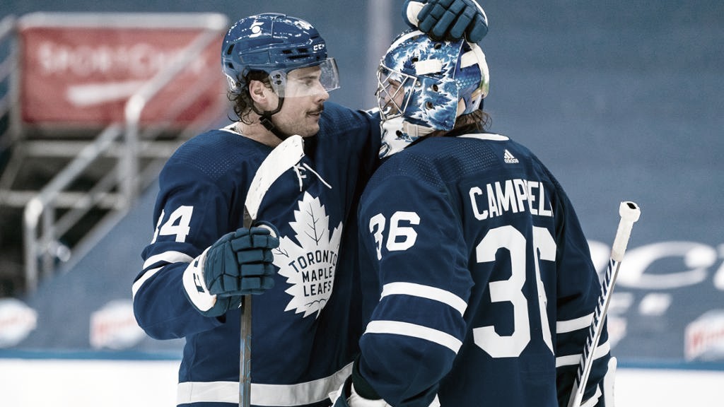 Hasta que lleguen los playoff, todo es felicidad en Toronto | Foto: NHL.com
