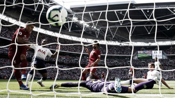 Tottenham y Liverpool en Wembley. FOTO: premierleague.com