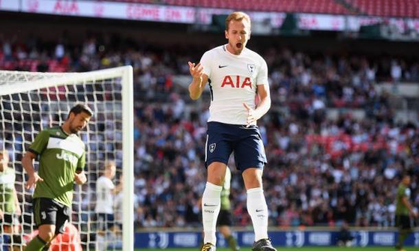 L'esultanza di Kane dopo il gol dell'1-0 | Calciomercato.com