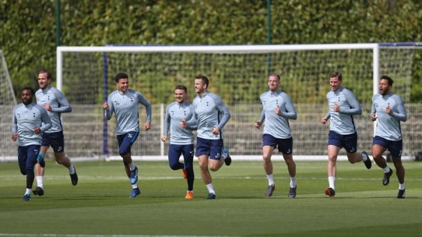 Rose entrenó con el grupo en la sesión previa al partido | FOTO: Tottenham