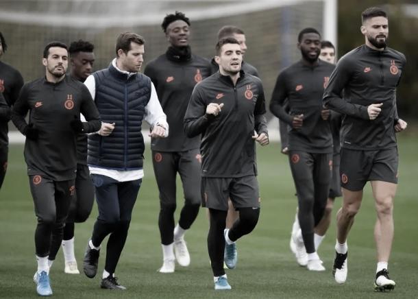 La plantilla de Chelsea está disponible al completo | Foto: Chelsea