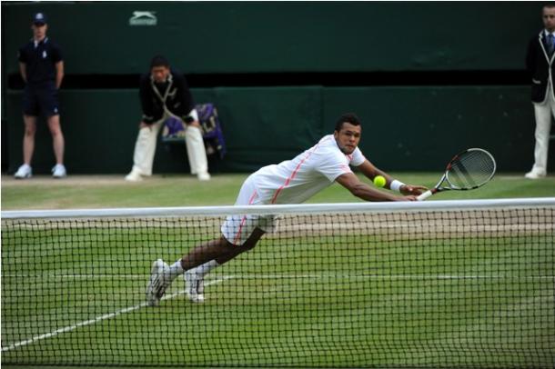 Tsonga en Wimbledon. Foto: wimbledon.com