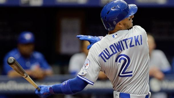 Troy Tulowitzki in action with the Toronto Blue Jays.