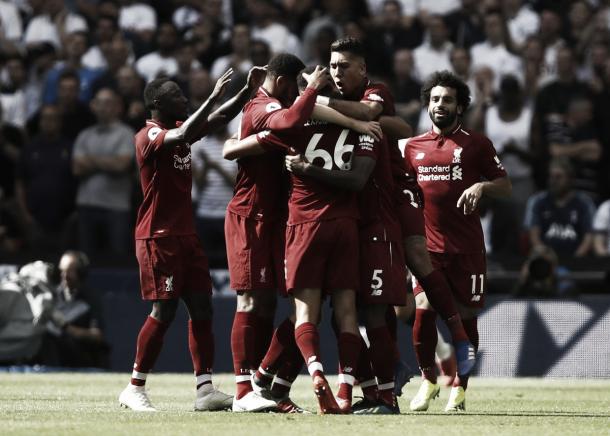 Liverpool dominou a equipe londrina durante boa parte do jogo. (Foto: Twitter @LFC)