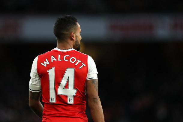 Theo Walcott. Fonte: www.twitter.com/arsenal