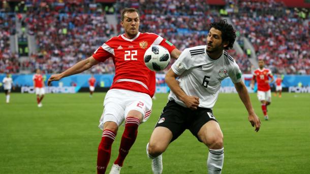 Dzyuba, el goleador ruso ante Egipto | Foto: FIFA.com