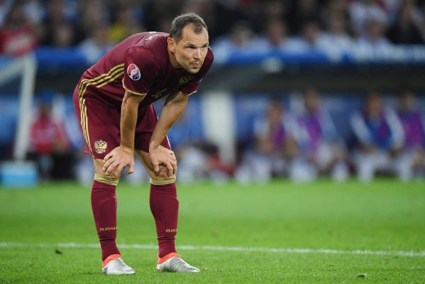 El veterano central está siendo de las figuras rusas en el Mundial | Foto: @UEFAcom_es